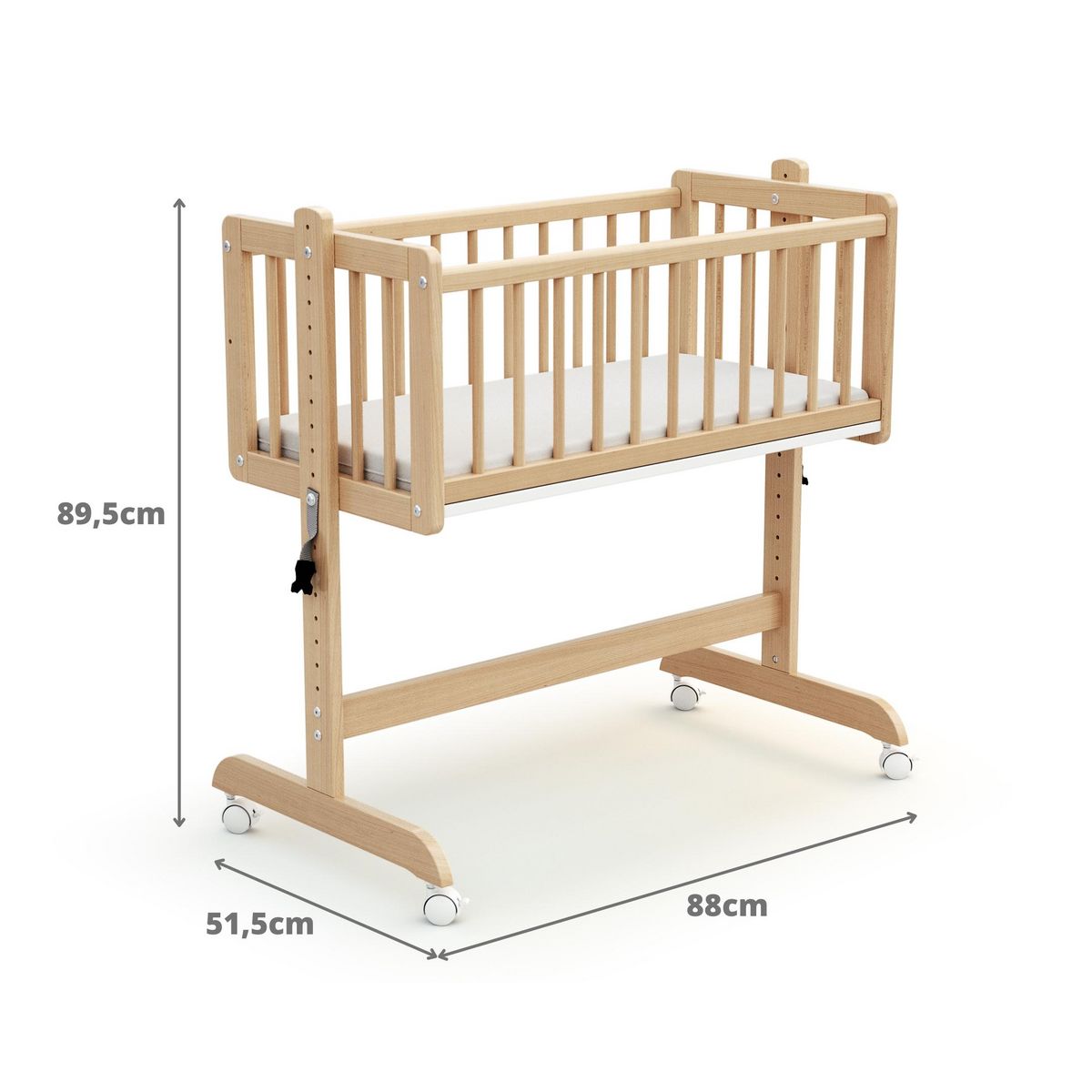 AT4 Berceau cododo évolutif ESSENTIEL en bois