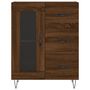 Voir la diapositive 5 : VIDAXL Buffet chene marron 69,5x34x90 cm bois d'ingenierie