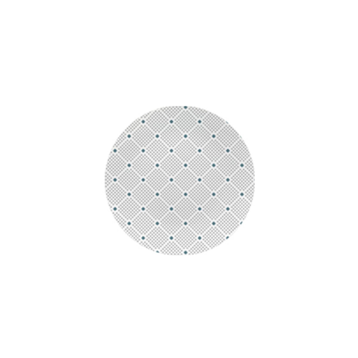 Lot de 6 assiettes à dessert 19 cm motifs GEO en porcelaine