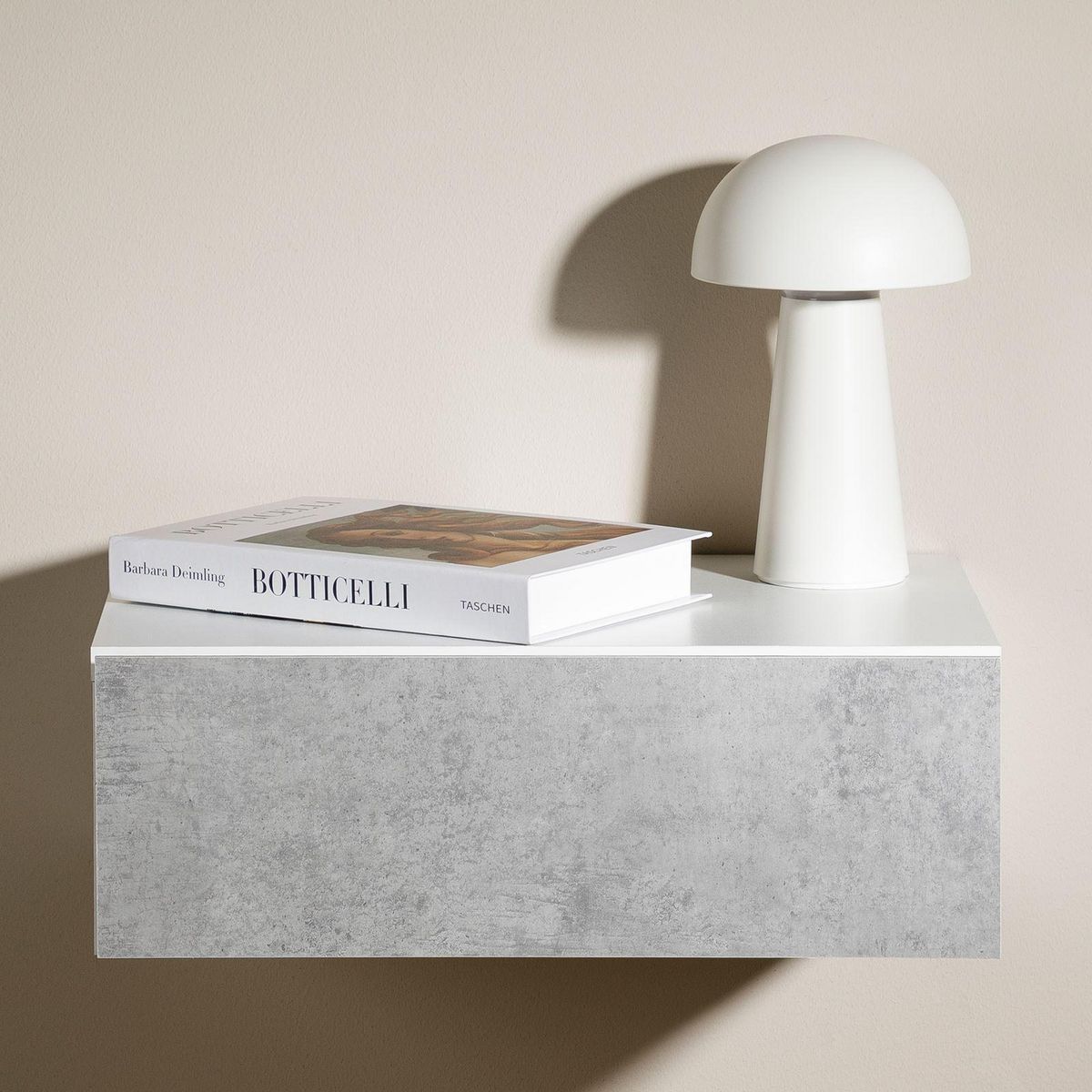 IDIMEX Chevet suspendu OCEANE, en bois