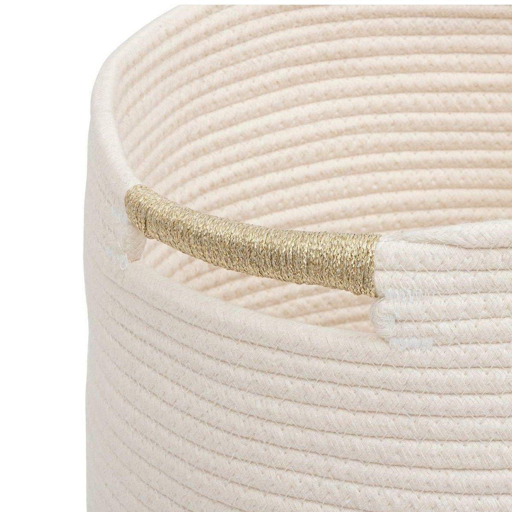 Voir la diapositive 5 : ATMOSPHERA Lot de 2 paniers  tropical boudoir  35cm multicolore