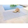 Voir la diapositive 3 : ATMOSPHERA Tapis rectangulaire intérieur et extérieur Losange - 120 x 170 cm - Noir et blanc