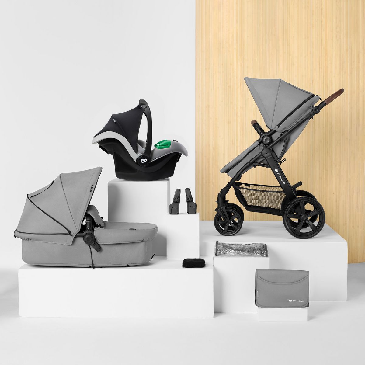KINDERKRAFT Poussette Moov CT 3en1