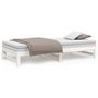 Voir la diapositive 5 : VIDAXL Lit coulissant sans matelas blanc 2x(80x200)cm
