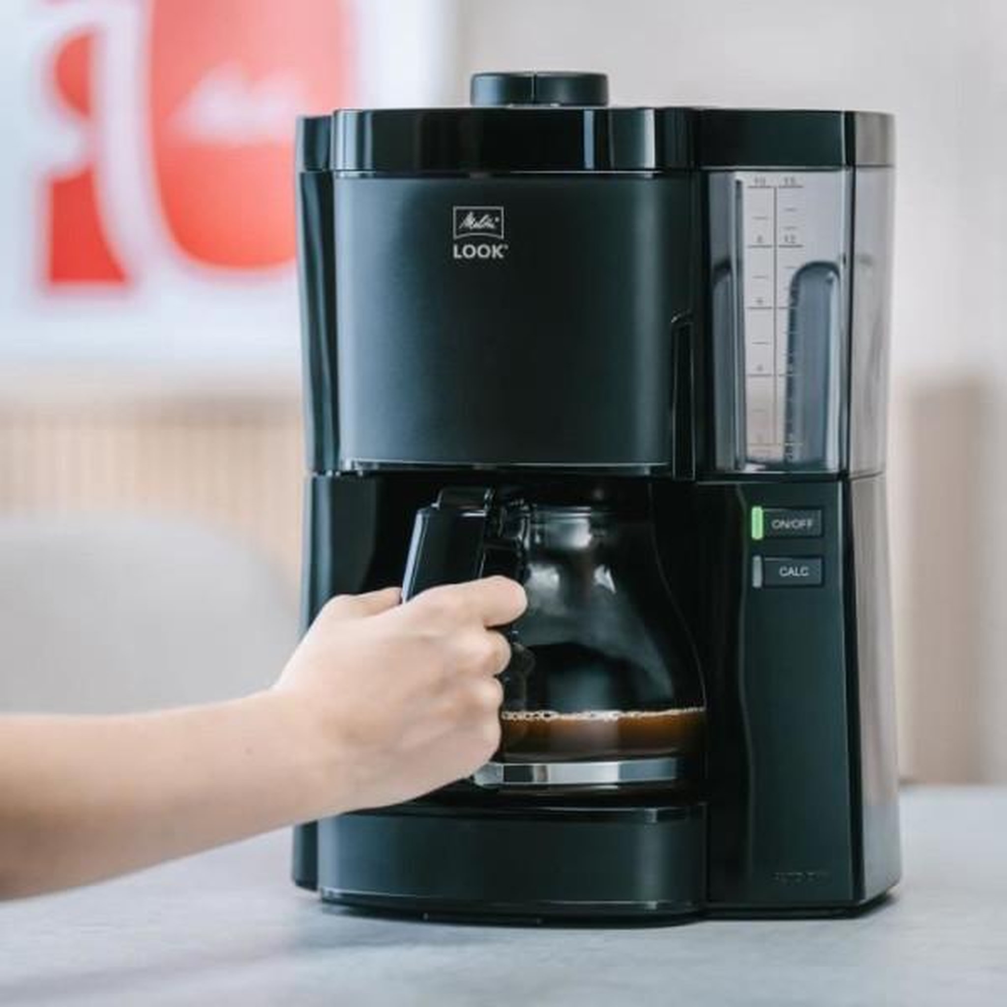 Voir la diapositive 4 : Melitta Machine a Cafe - Cafetiere Electrique  - MELITTA - Look V Glass 1025-02 - 1080 W - 1,25 L - Noir