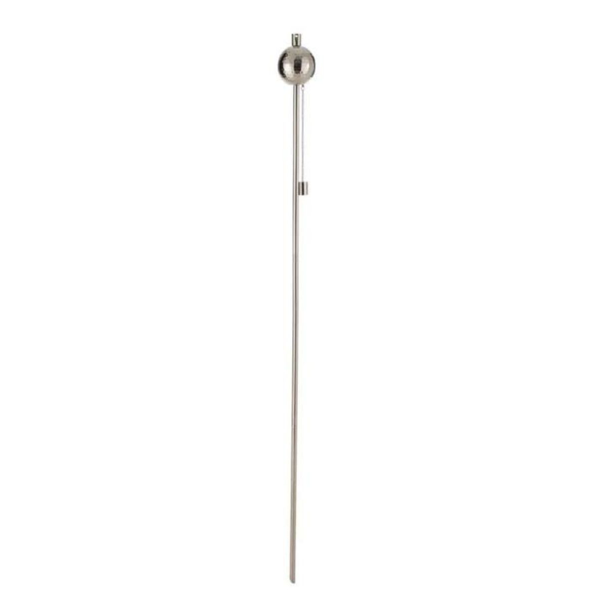 Paris Prix Torche de Jardin en Acier  Boule  150cm Argent