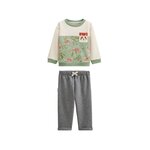 Petit Béguin Ensemble enfant sweat et pantalon en molleton Gustin. Coloris disponibles : Beige