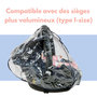 Voir la diapositive 5 : BAMBISOL Bambisol Habillage Pluie | pour Nacelles et Siège Auto Gr0+ | Transparent