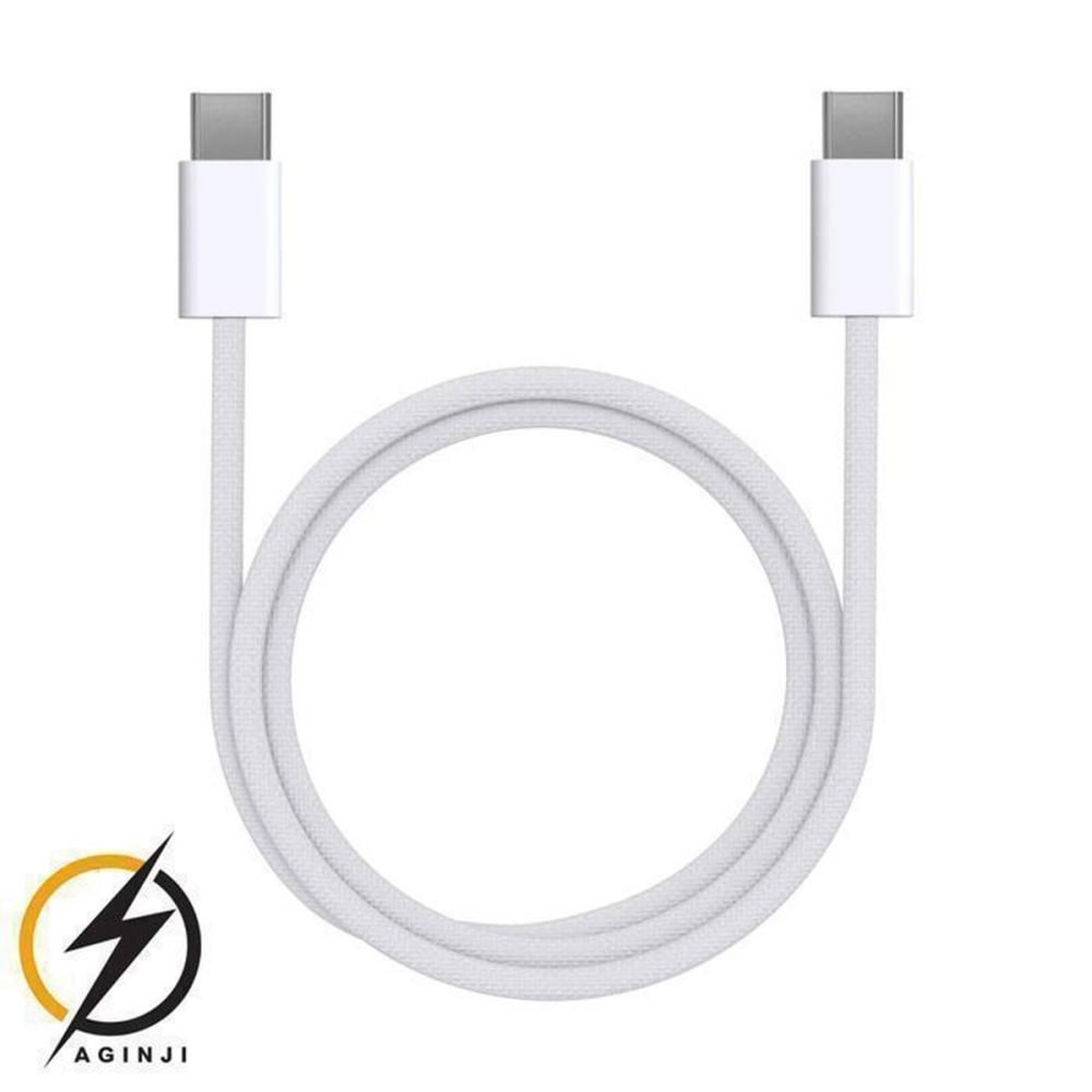 Voir la diapositive 5 : Chargeur secteur USB-C PD 20W avec câble USB-C vers USB-C 1 m, blanc