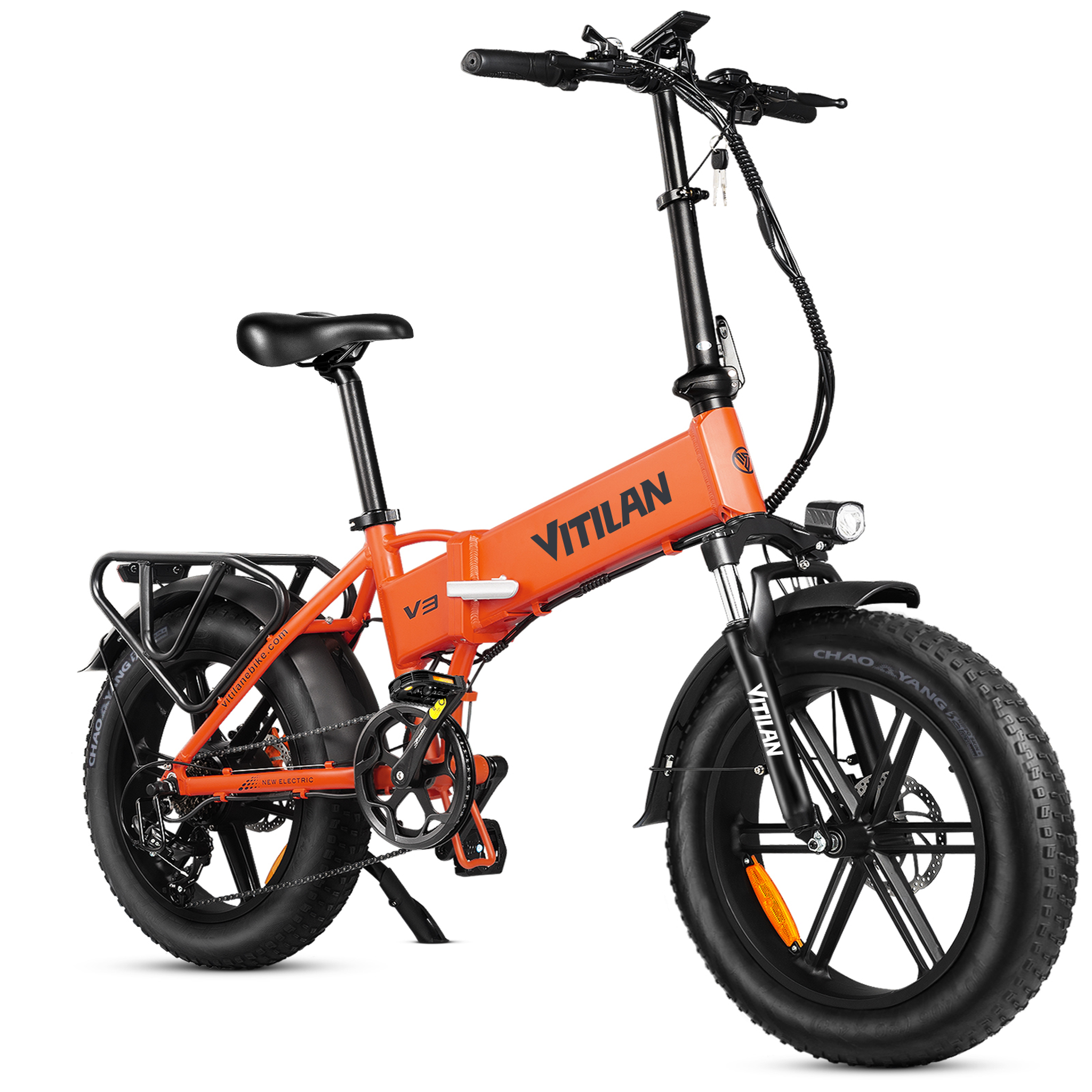 Voir la diapositive 1 : VITILAN Vélo électrique tout-terrain pliable Vitilan V3 2.0