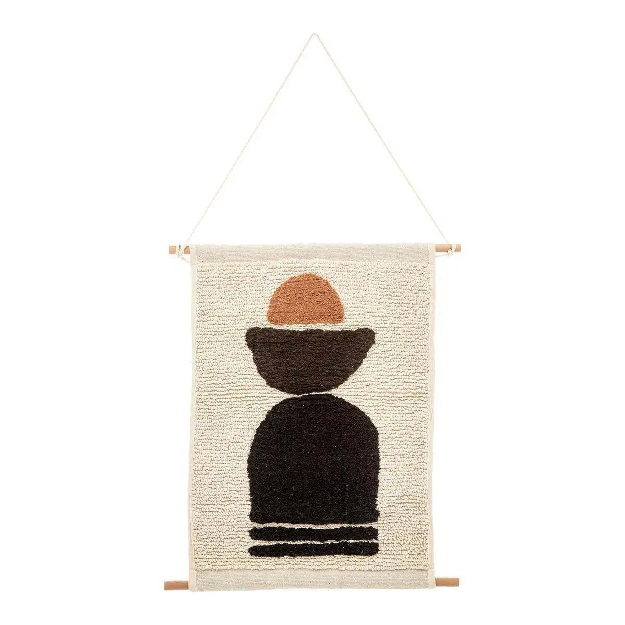 ATMOSPHERA Décoration murale en tissu  origines  60cm naturel