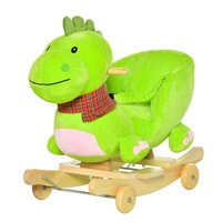 Homcom cheval à bascule avec son animal à bascule bébé balançoire speelgoed  enfants