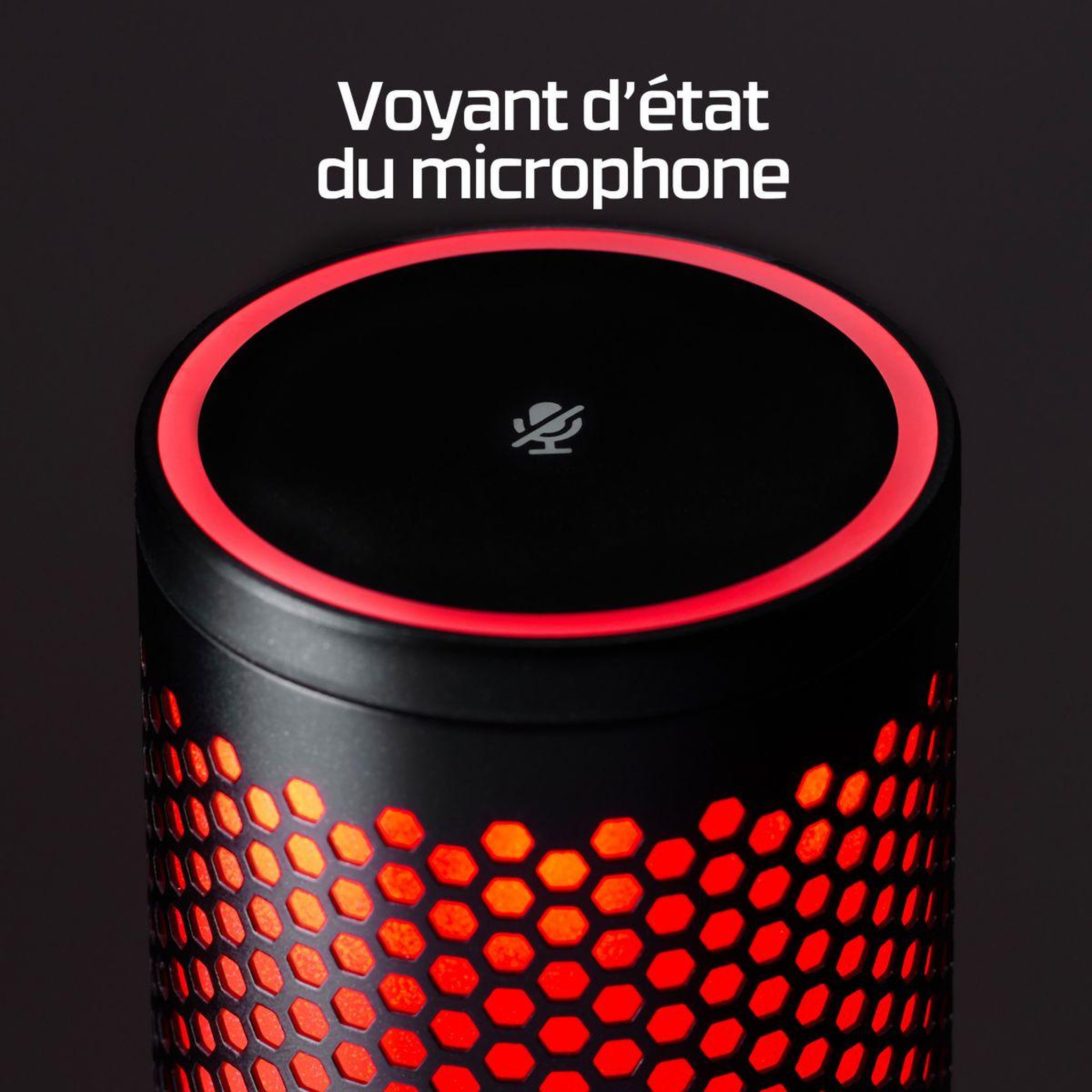 Voir la diapositive 2 : HyperX Micro gamer quadcast 2 black