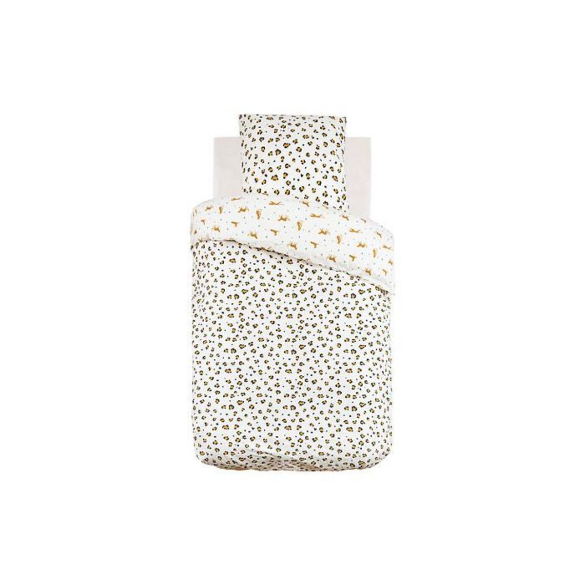 Atmosphera Kids Parure de Lit 2 Pièces  Léopard  140x200cm Multicolore