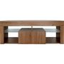 Voir la diapositive 1 : Habitat et Jardin Meuble TV design bois  Hugo  - 140 x 40 x 50 cm - Marron