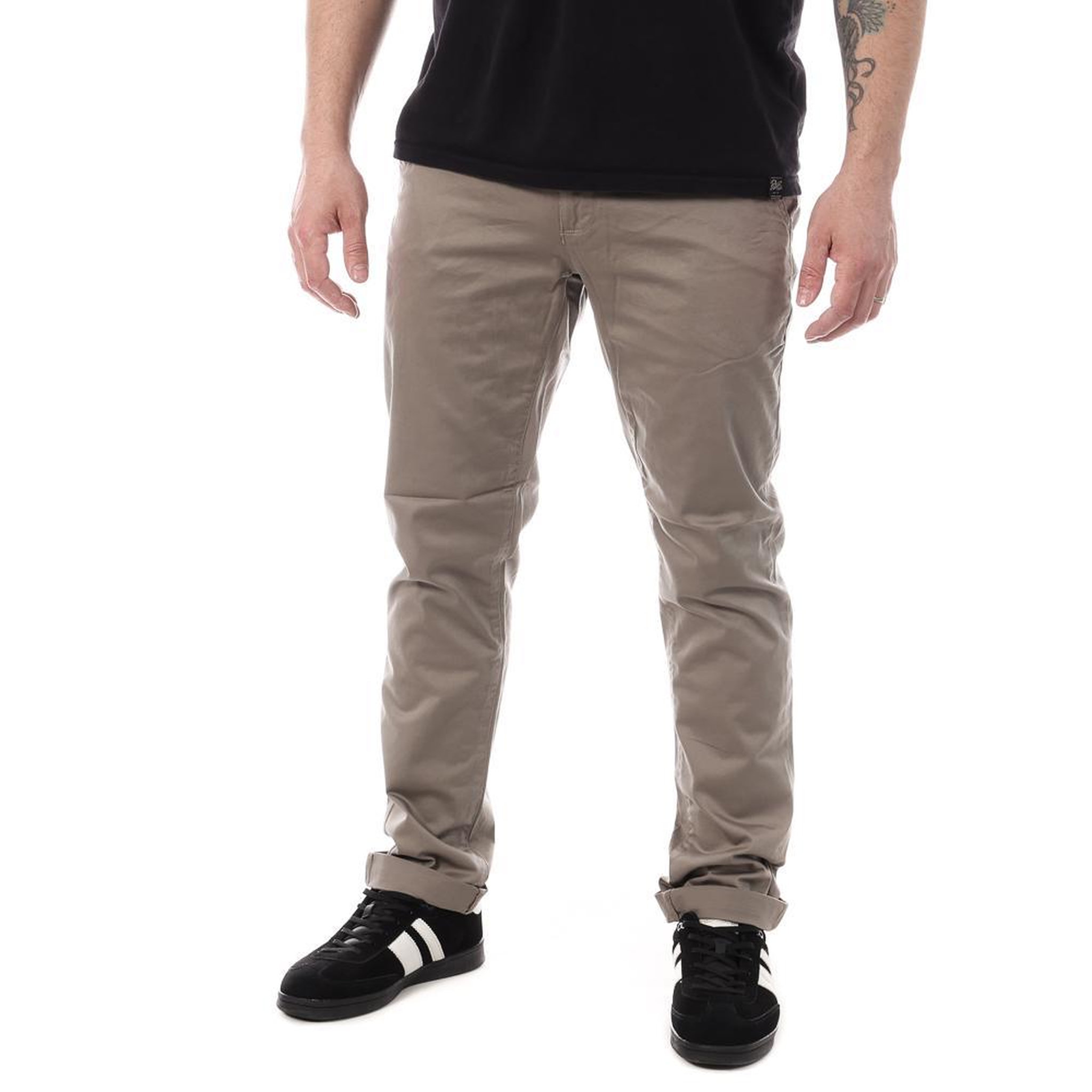 Voir la diapositive 1 : PANAME BROTHERS Chino Gris Tendre Homme Paname Brothers Costa
