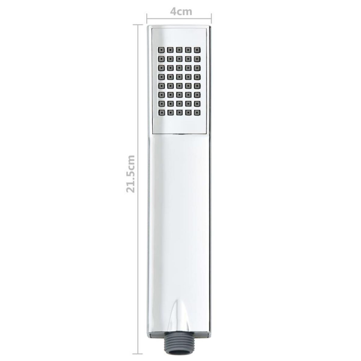 VIDAXL Pomme de douche a main Chrome