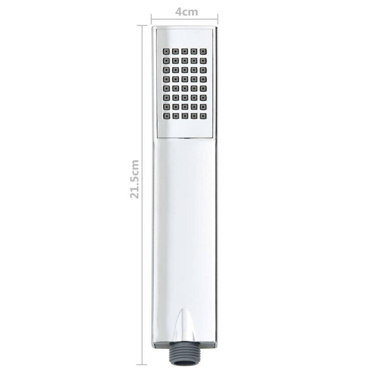 VIDAXL Pomme de douche a main Chrome