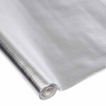 Paris Prix Nappe Plastique  Imperméable  1,20x5m Argent