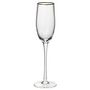 Voir la diapositive 2 : Paris Prix Lot de 6 Flûtes de Champagne  Merveilleux  21cl Transparent