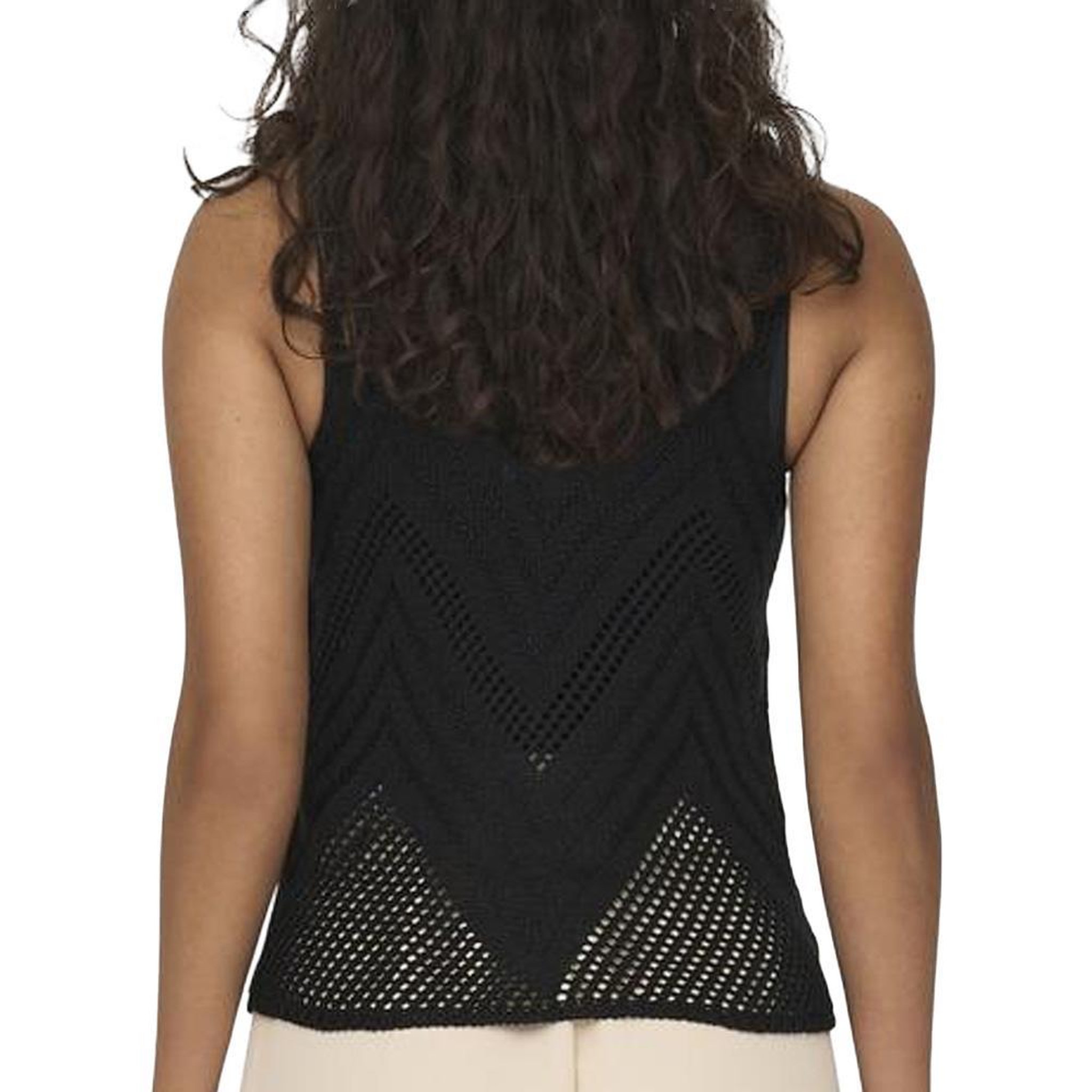Voir la diapositive 2 : JACQUELINE DE YONG Top Crochet Noir Femme Jdy 15226348