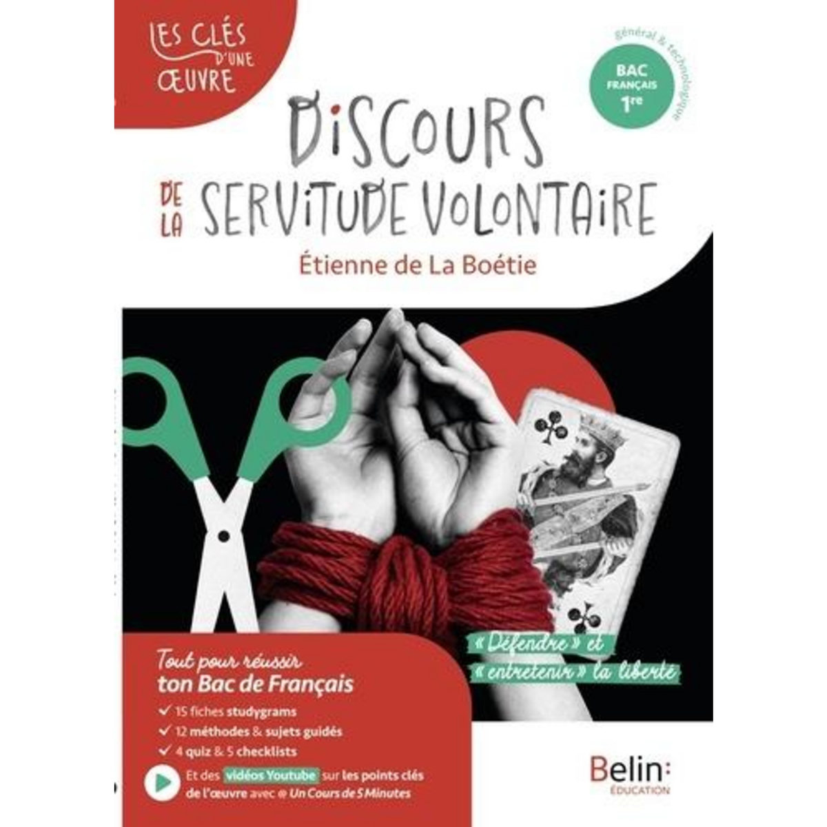 DISCOURS DE LA SERVITUDE VOLONTAIRE, ETIENNE DE LA BOETIE. BAC FRANCAIS 1RE, PARCOURS  DEFENDRE  ET  ENTRETENIR LA LIBERTE, Kutukdjian Garance