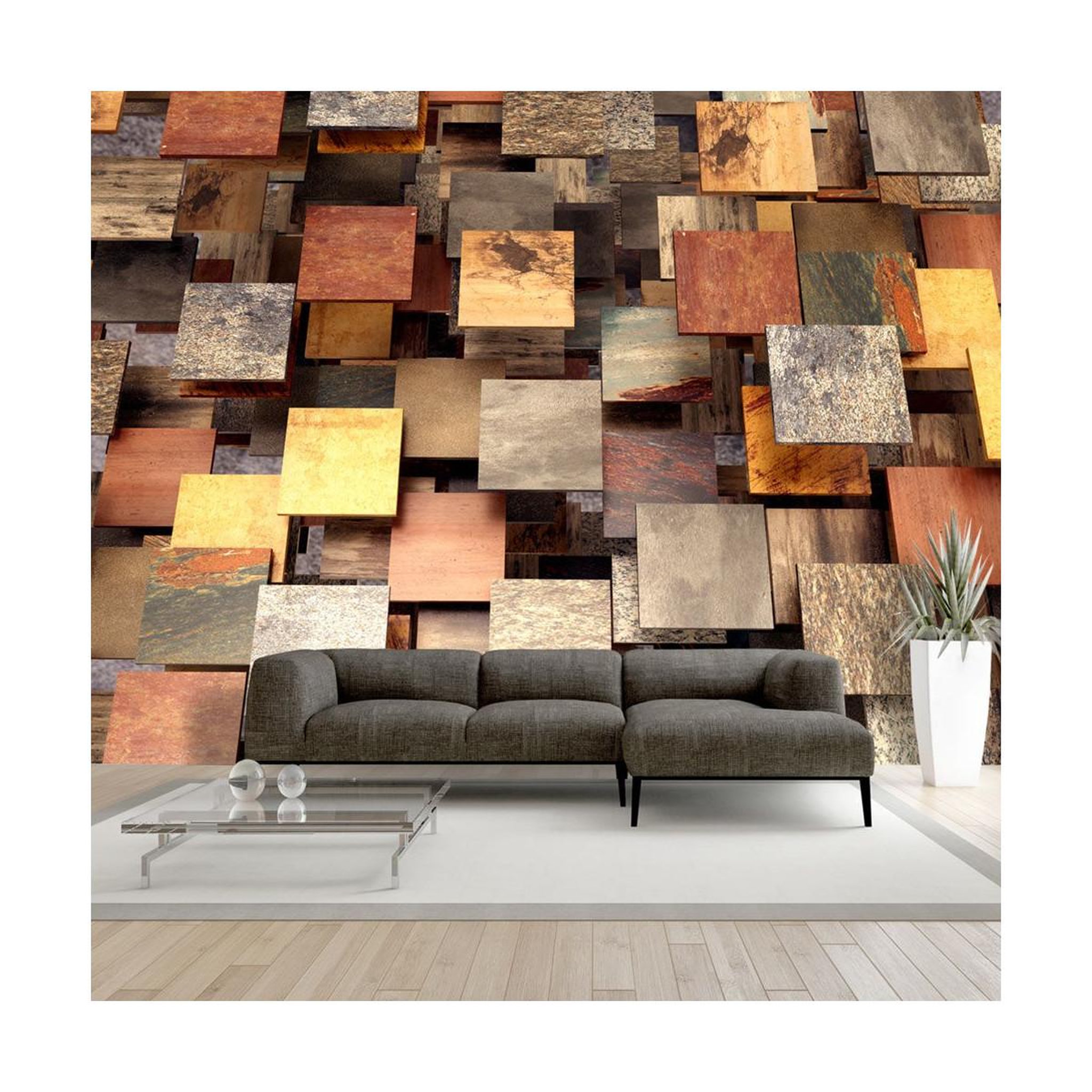 Paris Prix Papier peint  copper roof. Coloris disponibles : Multicolore