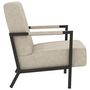 Voir la diapositive 3 : VIDAXL Fauteuil Gris clair Similicuir