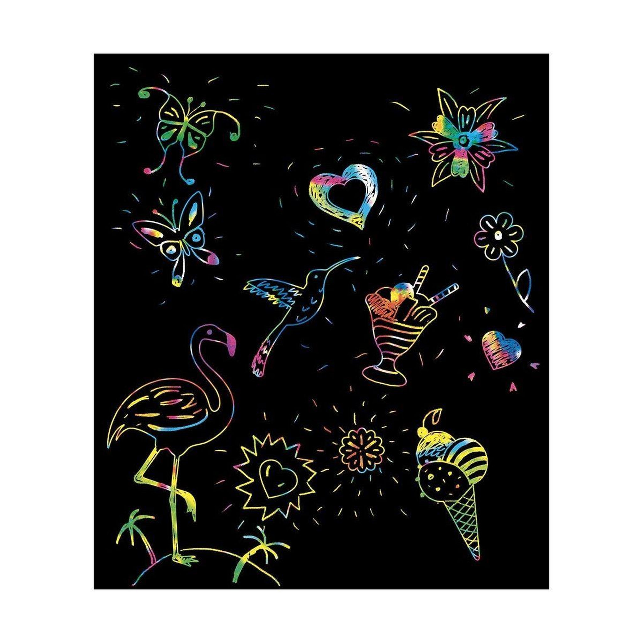 Voir la diapositive 3 : Au Sycomore Mon 1er scratch art pochoir