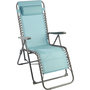 Voir la diapositive 2 : GARDENSTAR Fauteuil de jardin multipostions relax - Acier/textilène - Bleu