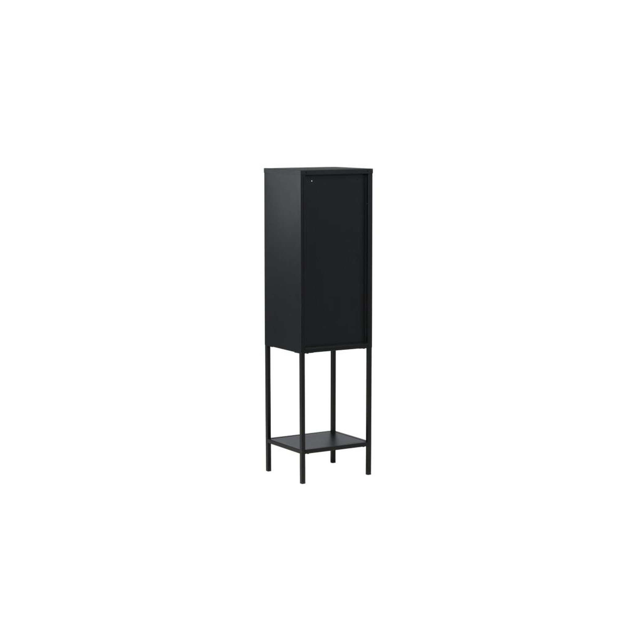 Voir la diapositive 4 : Paris Prix Vitrine avec porte en verre  misha  150cm noir