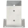 Voir la diapositive 3 : VIDAXL Ancres de poteau 4 pcs Metal galvanise 101 mm