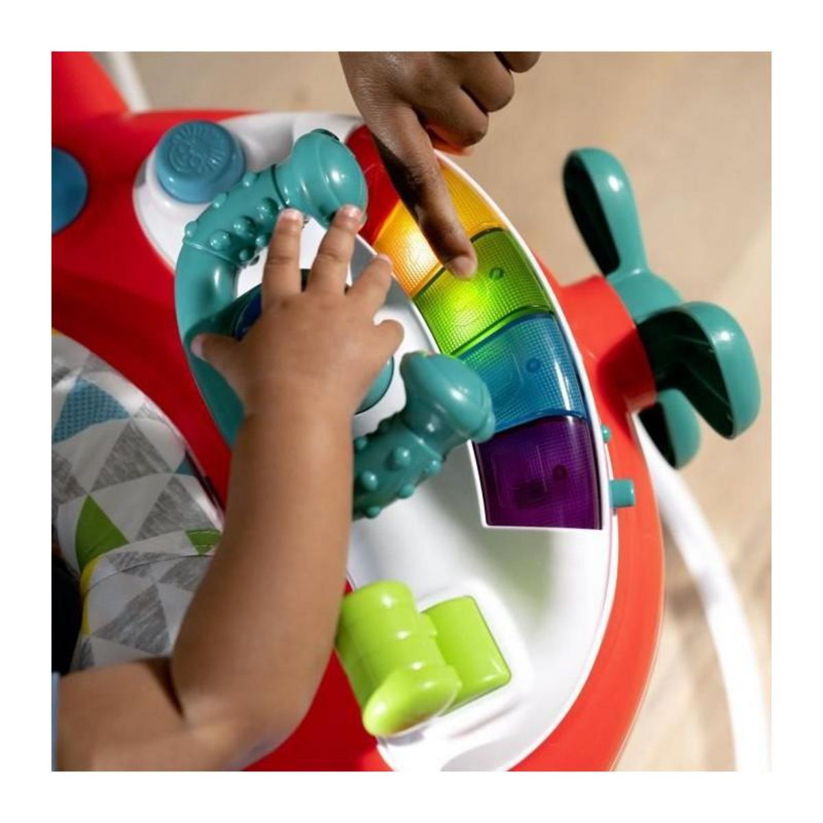 BABY EINSTEIN Sauteur avec jeux interactifs - BABY EINSTEIN - Ocean Explorers Airplane Adventure 2 en 1 - Avec lumieres - 6 mois et plus