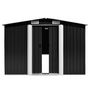 Voir la diapositive 3 : VIDAXL Abri de jardin Anthracite 257x990x181 cm Acier galvanise
