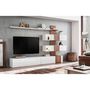 Voir la diapositive 2 : Paris Prix Ensemble Meuble TV Design  Quill  250cm Blanc