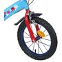 Voir la diapositive 3 : Vélo enfant - Modèle 14'' Spidey et ses amis pour enfant de 95/110 cm avec stabilisateurs  - Plaque décorative avant - Porte bidon - 2 freins