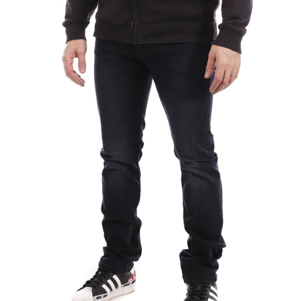 Lee Cooper Jeans Straight Bleu Enduit Homme Lee Cooper Odel