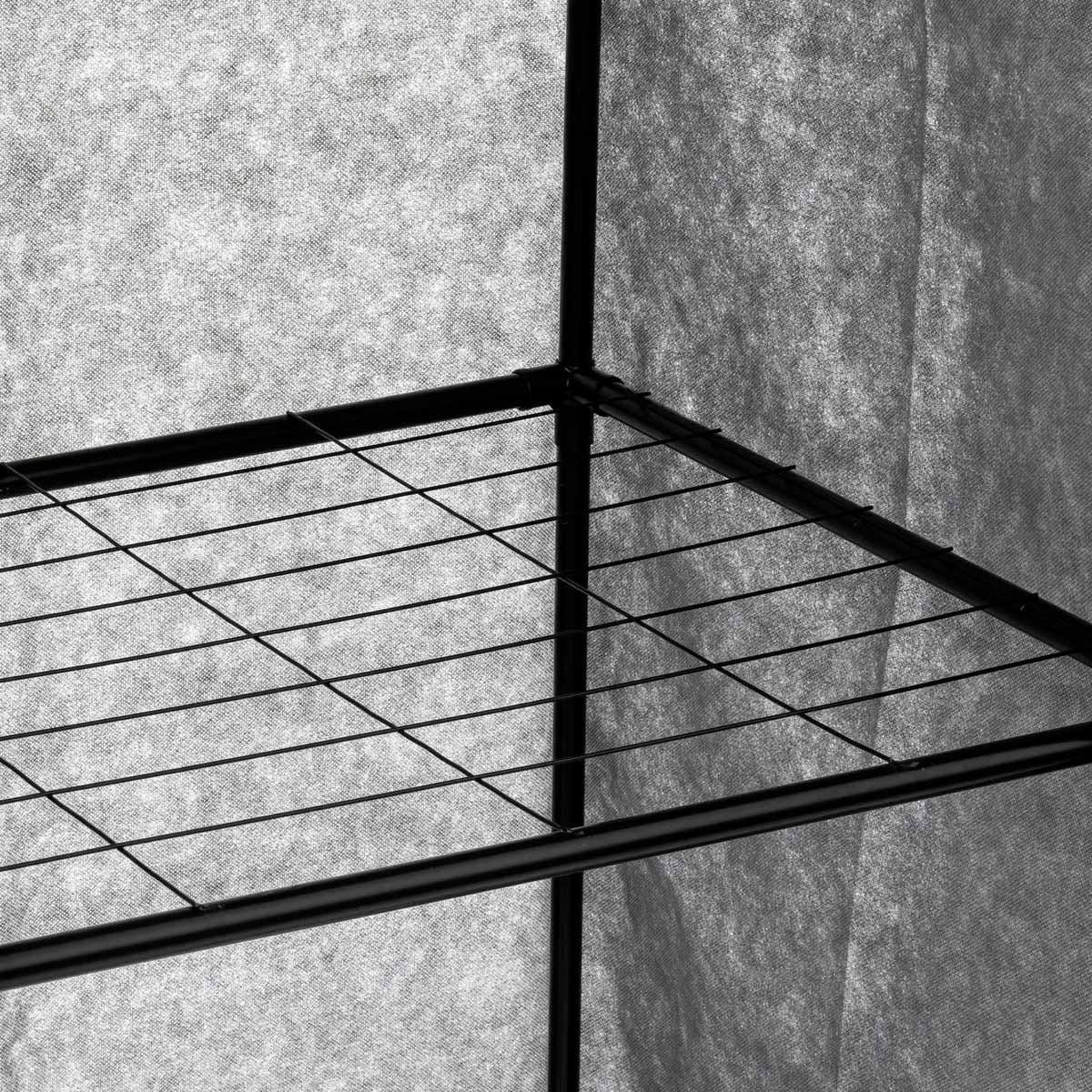 Voir la diapositive 3 : FIVE Armoire de rangement vêtement  double  168cm gris