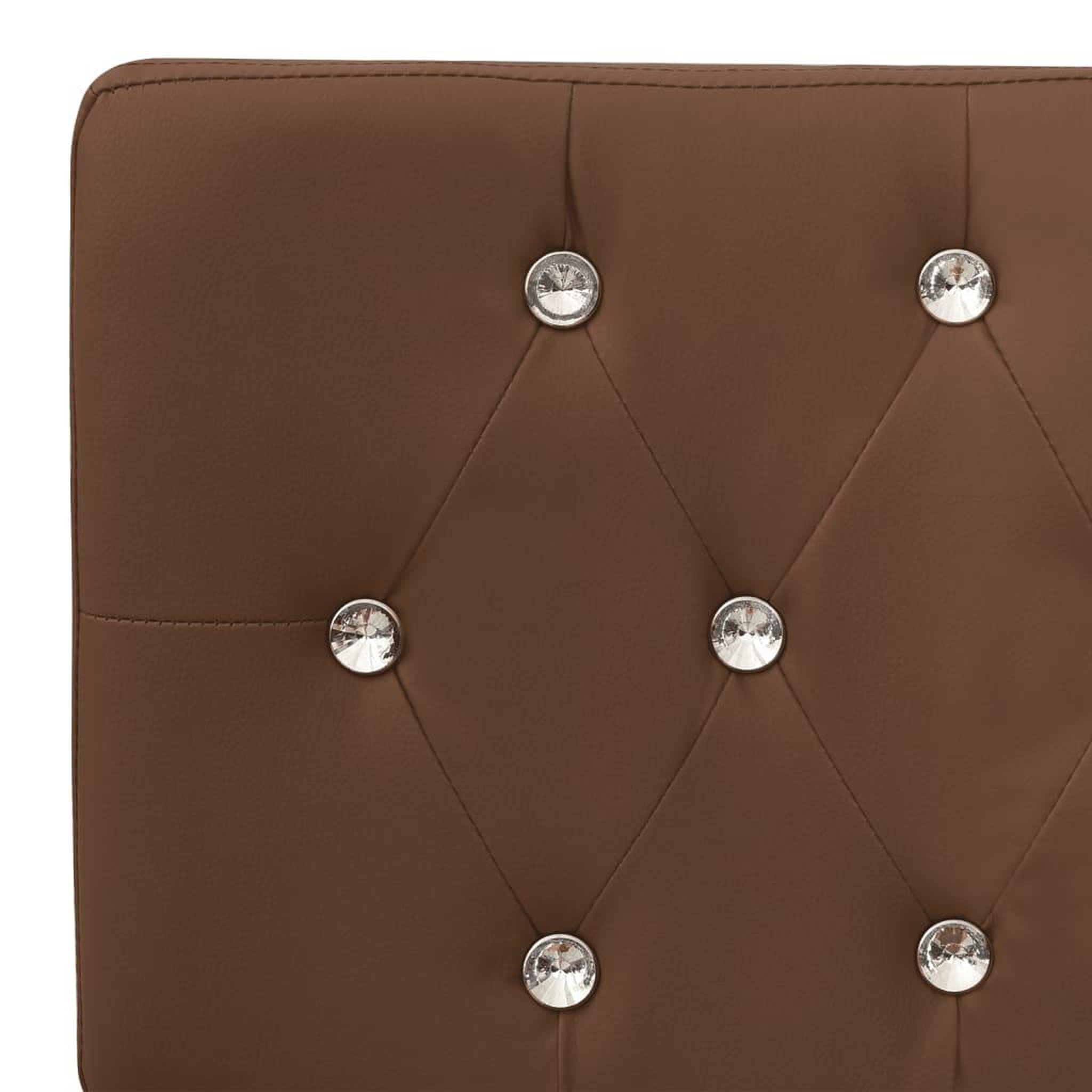 Voir la diapositive 5 : VIDAXL Banc 110 cm Marron Similicuir