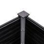 Voir la diapositive 5 : VIDAXL Lit sureleve de jardin 250x50x91 cm WPC Gris