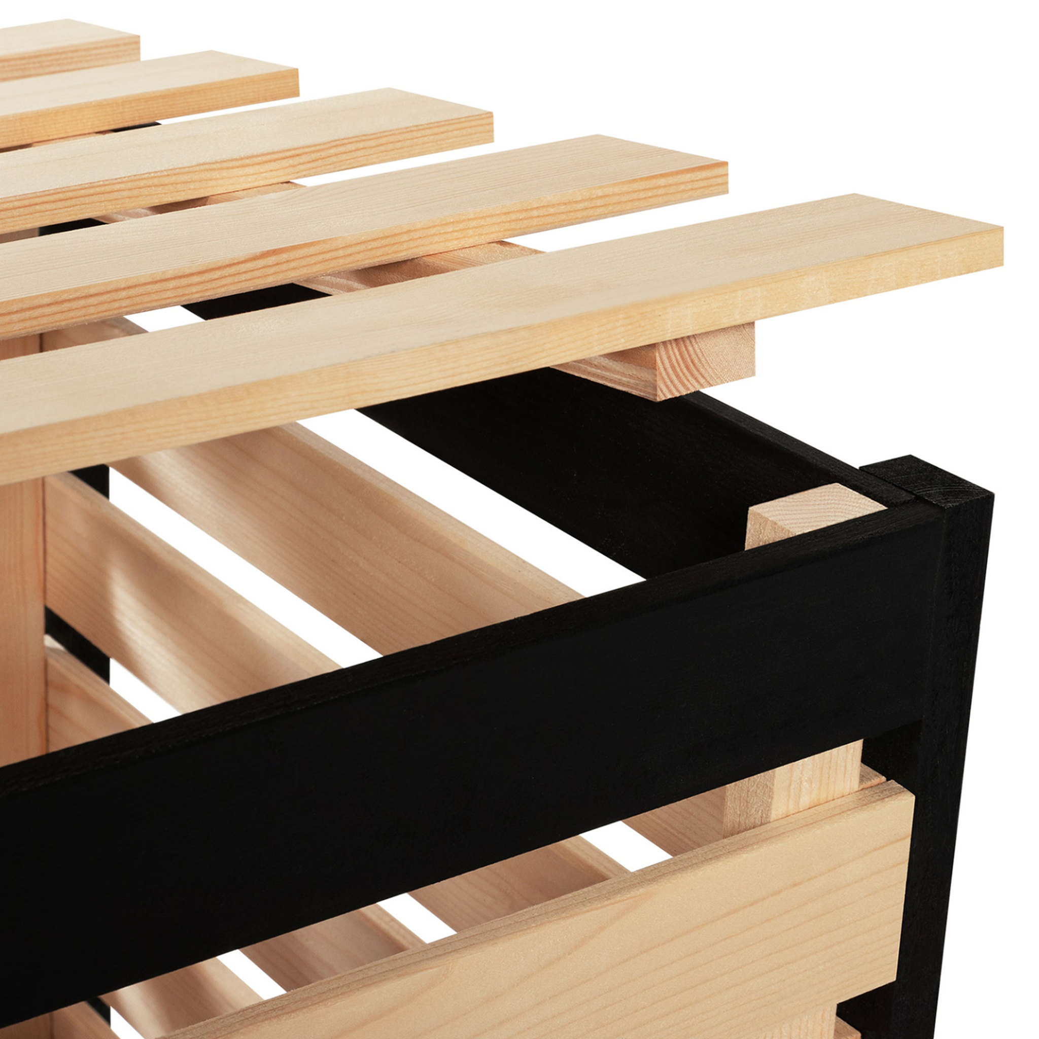 Voir la diapositive 5 : ID MARKET Bac de compostage en bois 360l
