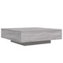 Voir la diapositive 3 : VIDAXL Table basse avec lumieres LED sonoma gris 100x100x31 cm