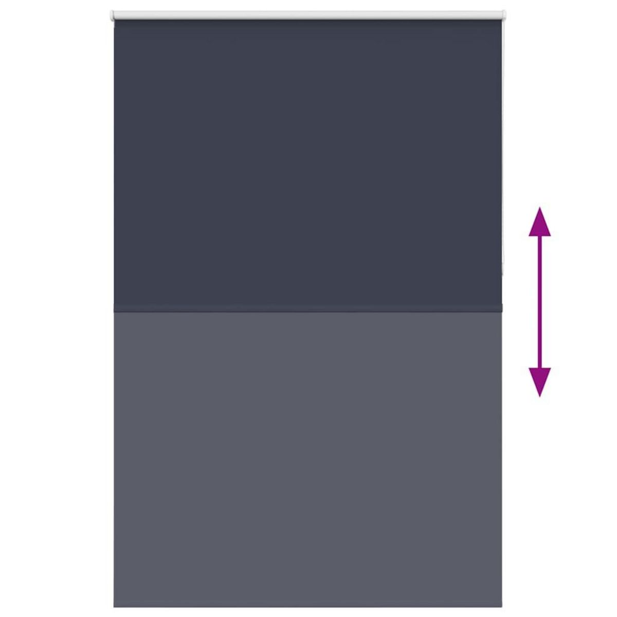 VIDAXL Store enrouleur occultant largeur du tissu 141,6 cm polyester