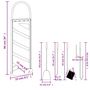Voir la diapositive 6 : VIDAXL Set d'outils de cheminee 5 pcs 23x15x66 cm acier