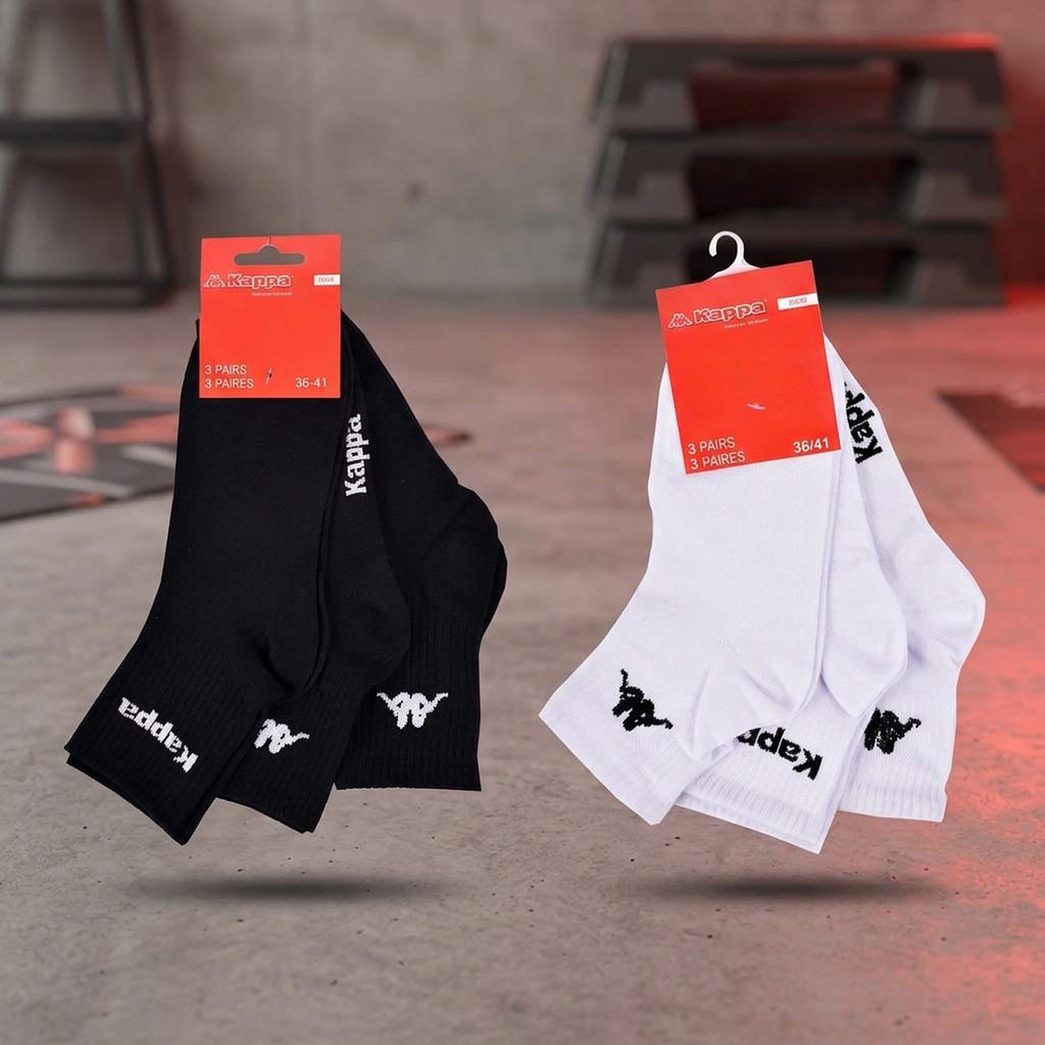 Voir la diapositive 4 : KAPPA Pack de Chaussettes Femme Quarter KAPPA (Lot de 6)