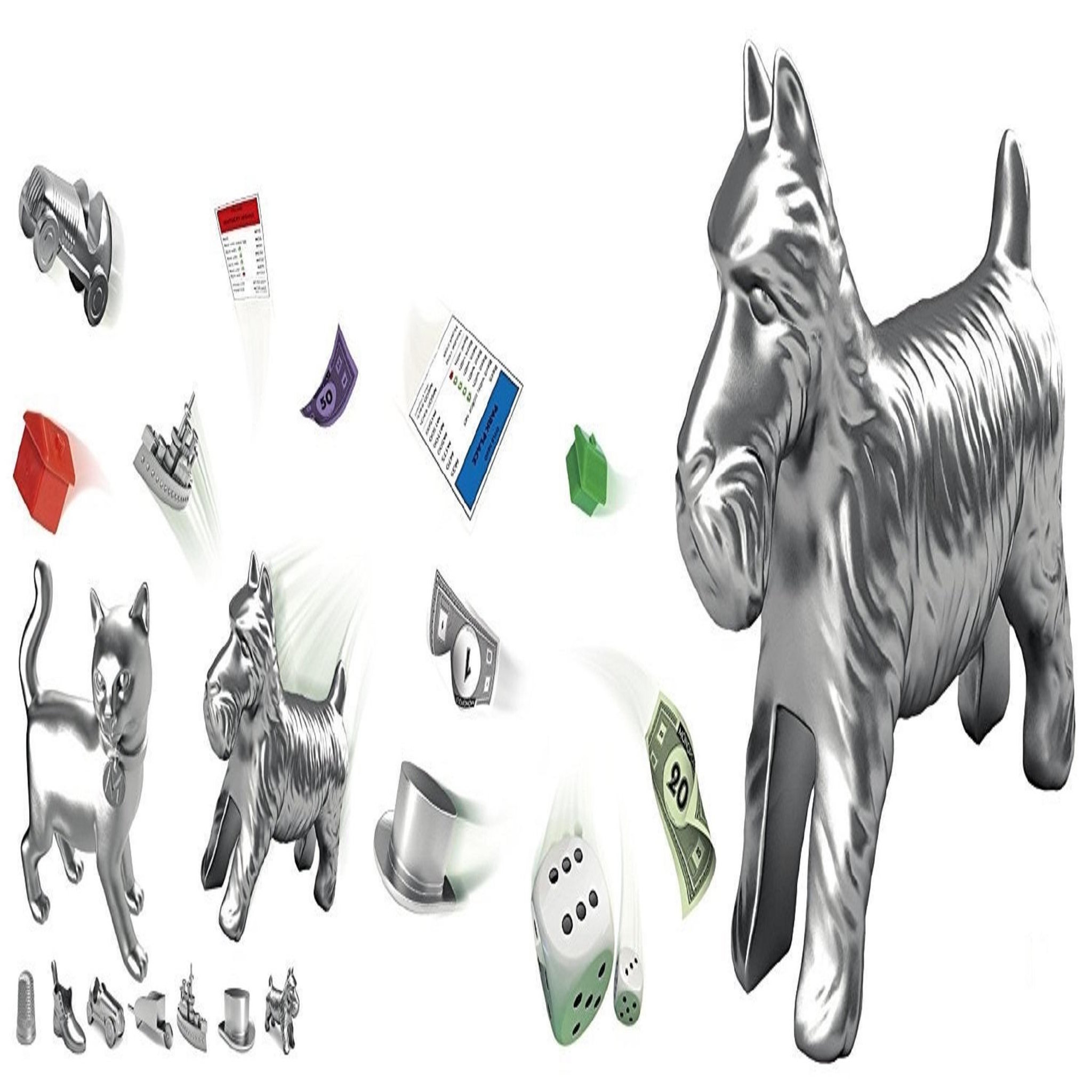 Voir la diapositive 4 : HASBRO Jeu Monopoly classique