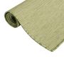 Voir la diapositive 3 : VIDAXL Tapis a tissage plat d'exterieur 80x250 cm Vert