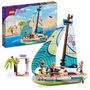 Voir la diapositive 2 : LEGO Friends 41716 L&rsquo;Aventure en Mer de Stéphanie, Jouet de Bateau avec Mini-Poupées