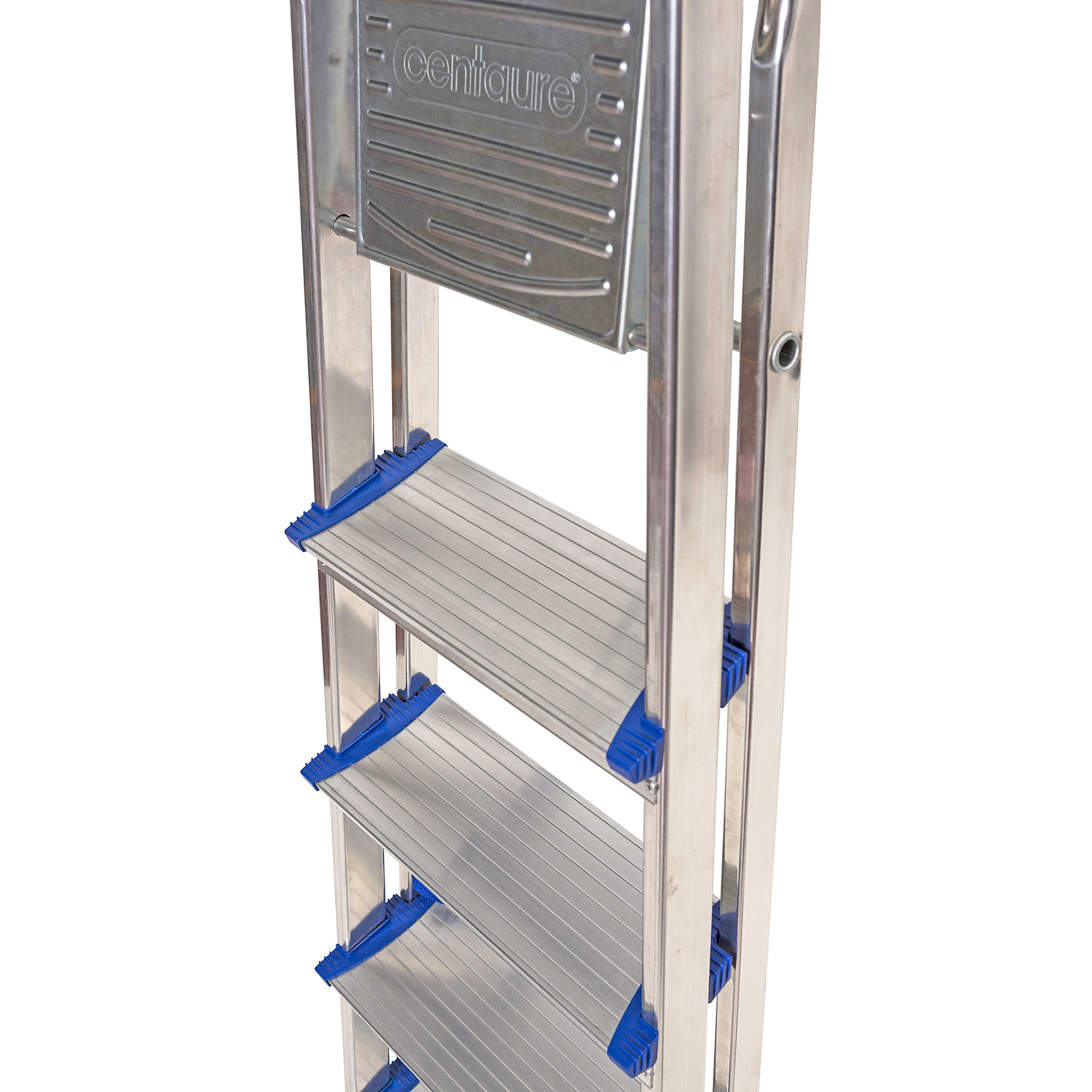 Voir la diapositive 2 : CENTAURE Escabeau XXL 6 marches larges - 3m20