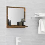 VIDAXL Miroir de bain Chene fume 40x10,5x37 cm Bois d'ingenierie